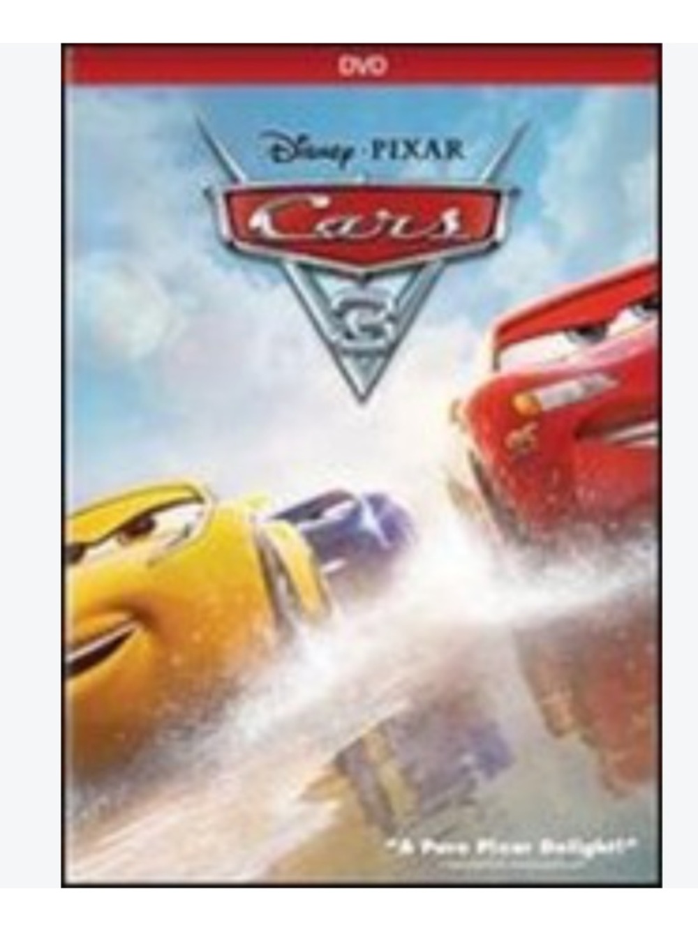 Disney Pixar CARS 3 DVD Movie